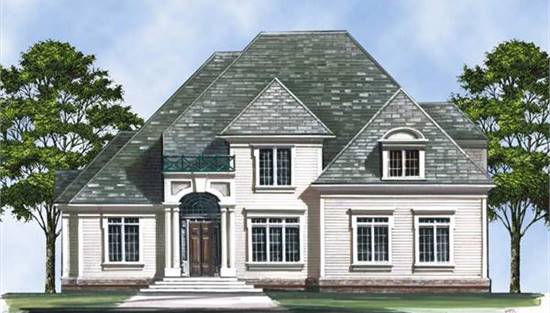 image of cape cod house plan 5969